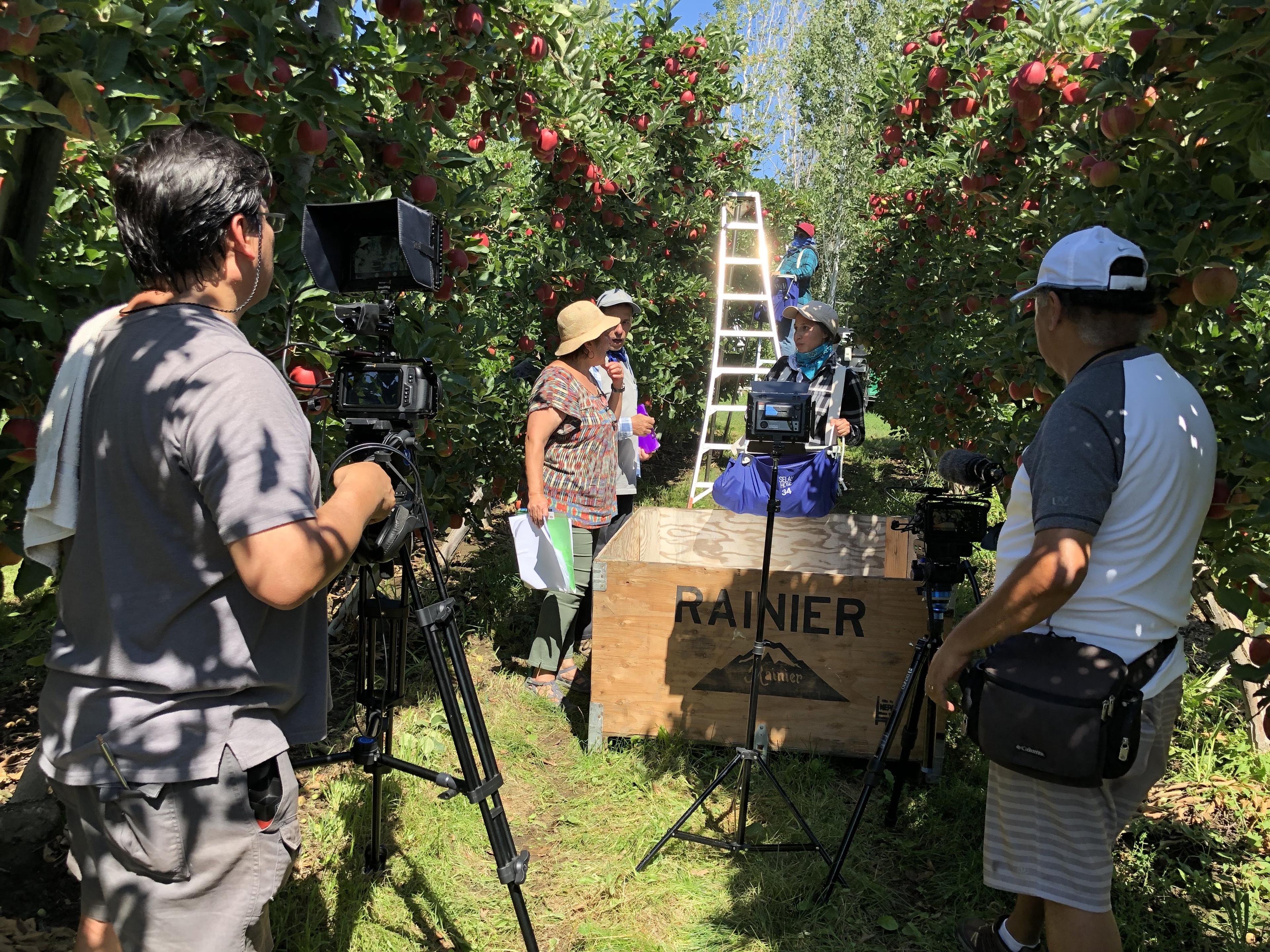 Video production on location